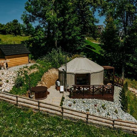 Jurta Na Wypasie - Luksusowy Namiot Z Widokiem Na Gory - Jacuzzi, Sauna, Split Ac, Private, Star View זקופאנה מראה חיצוני תמונה