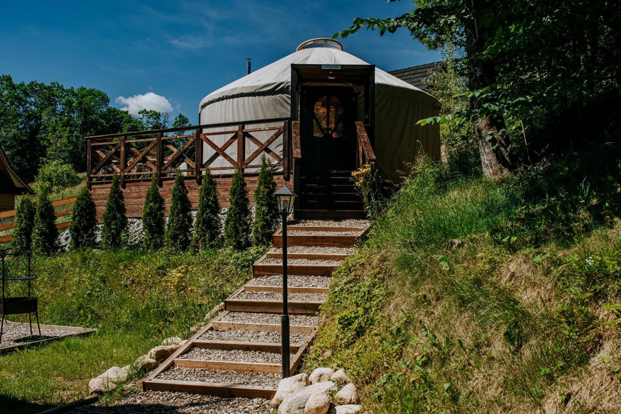 Jurta Na Wypasie - Luksusowy Namiot Z Widokiem Na Gory - Jacuzzi, Sauna, Split Ac, Private, Star View זקופאנה מראה חיצוני תמונה