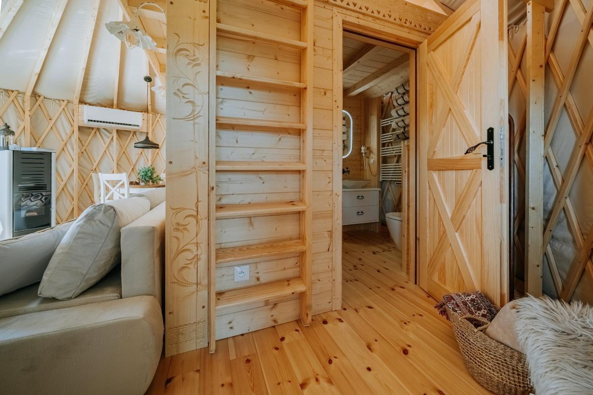 Jurta Na Wypasie - Luksusowy Namiot Z Widokiem Na Gory - Jacuzzi, Sauna, Split Ac, Private, Star View זקופאנה מראה חיצוני תמונה